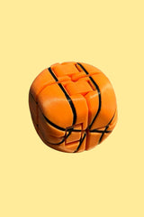 Basketbol Topu Tasarımlı Sonsuzluk Stres Küpü - Katlanabilir Fidget Toy Odaklanma Oyuncağı