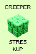 Minecraft Creeper Temalı Stres Küpü