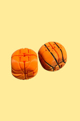 Basketbol Topu Tasarımlı Sonsuzluk Stres Küpü - Katlanabilir Fidget Toy Odaklanma Oyuncağı