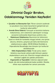 Minecraft Creeper Temalı Stres Küpü