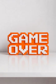 Game Over - 8-Bit - Gamer Room Decor - 3D Sign