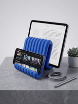 Modern Dalgalı Tasarım Telefon ve Tablet Standı Masaüstü Ergonomik Tutucu Dekoratif Aksesuar