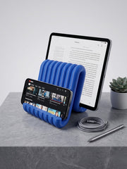 Modern Wavy Design Phone and Tablet Stand Desktop Ergonomic Holder Decorative Accessory