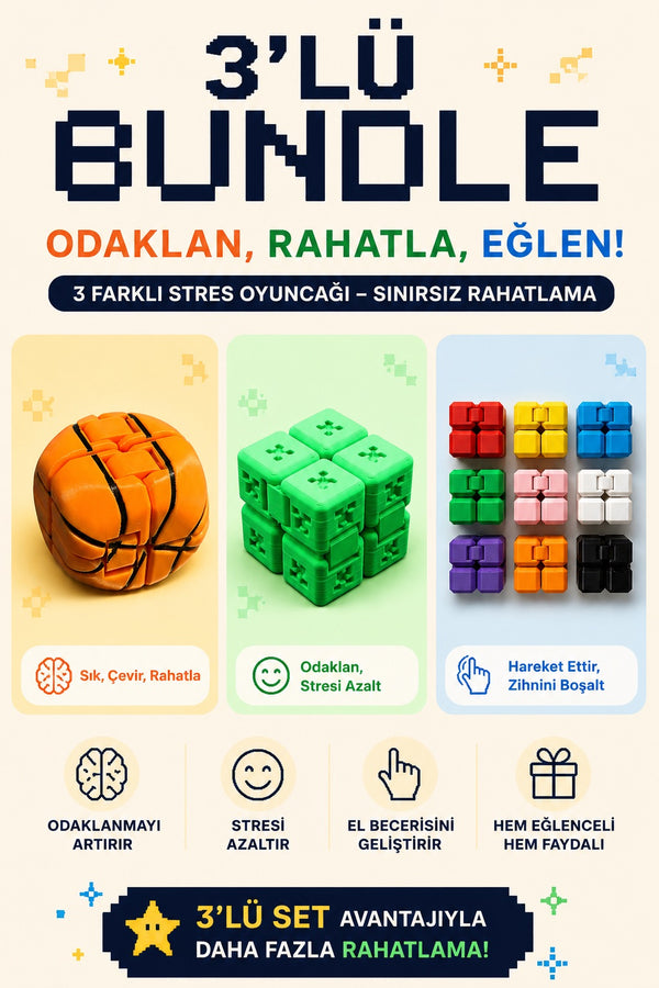 Stres Küpü 3'lü Fırsat Paketi