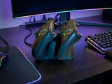 Xbox Uyumlu Çiftli Kol Standı - Series X / S ve Xbox One Oyun Kolu Tutucu Masaüstü Düzenleyici Siyah