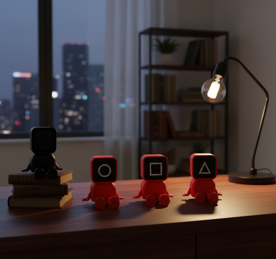 Squid Game Figür 4'lü Set