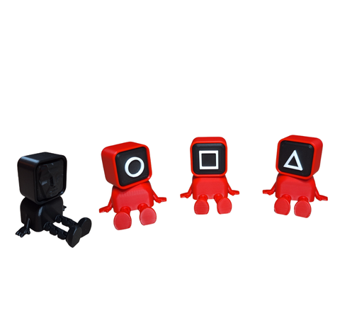 Squid Game Figür 4'lü Set