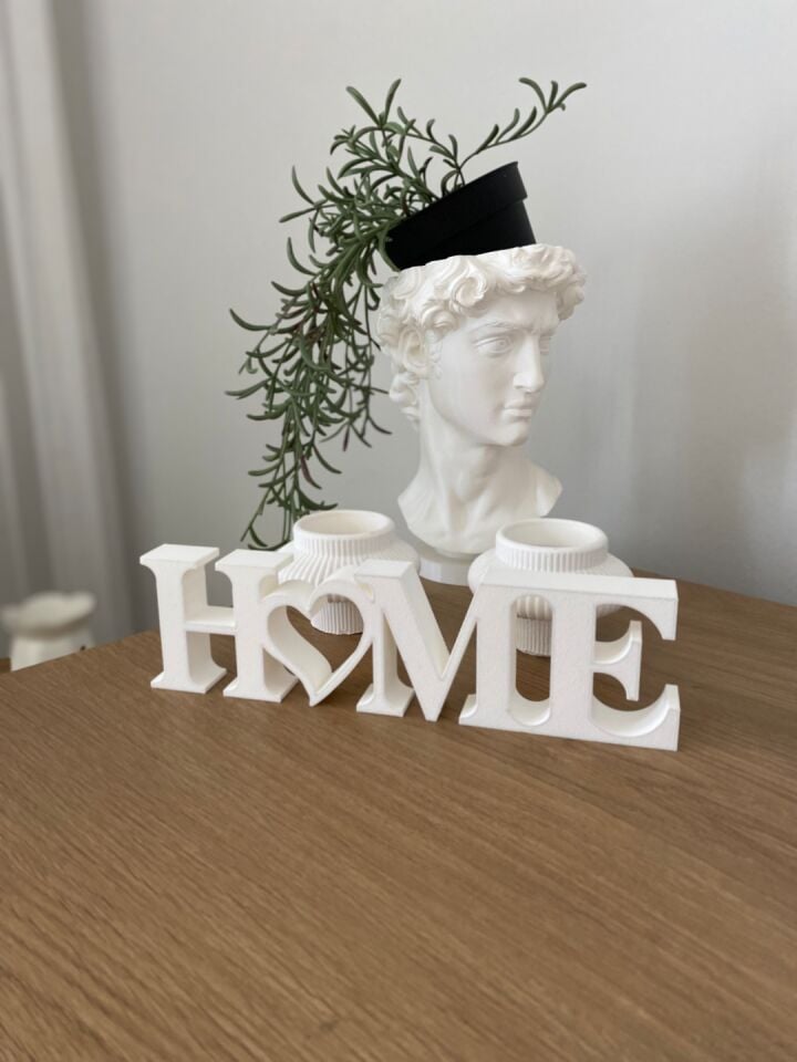 '' HOME '' Dekoratif Biblo