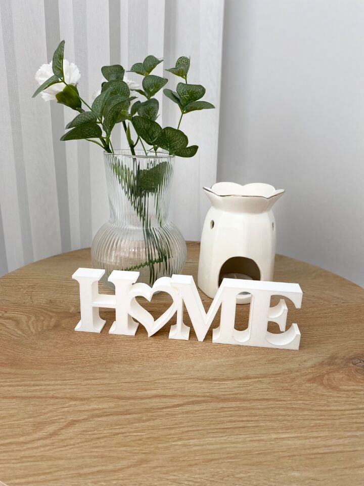 '' HOME '' Dekoratif Biblo
