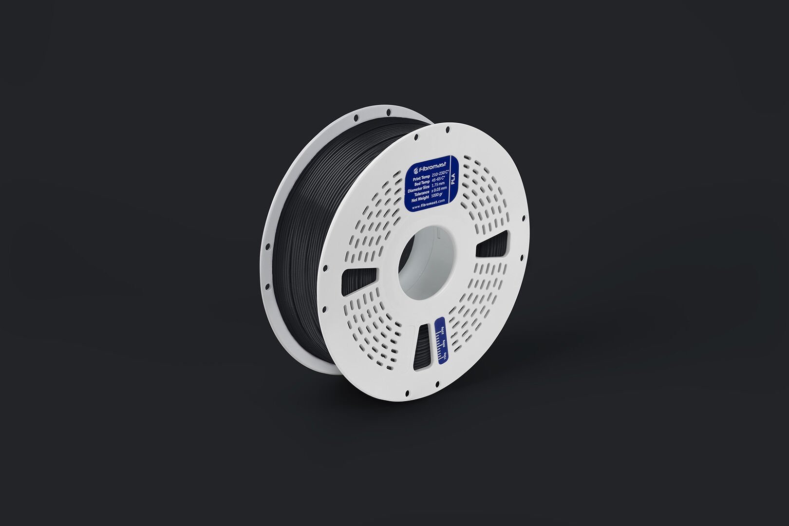 Fibromast PLA Filament - Siyah - 1,75 mm 1KG
