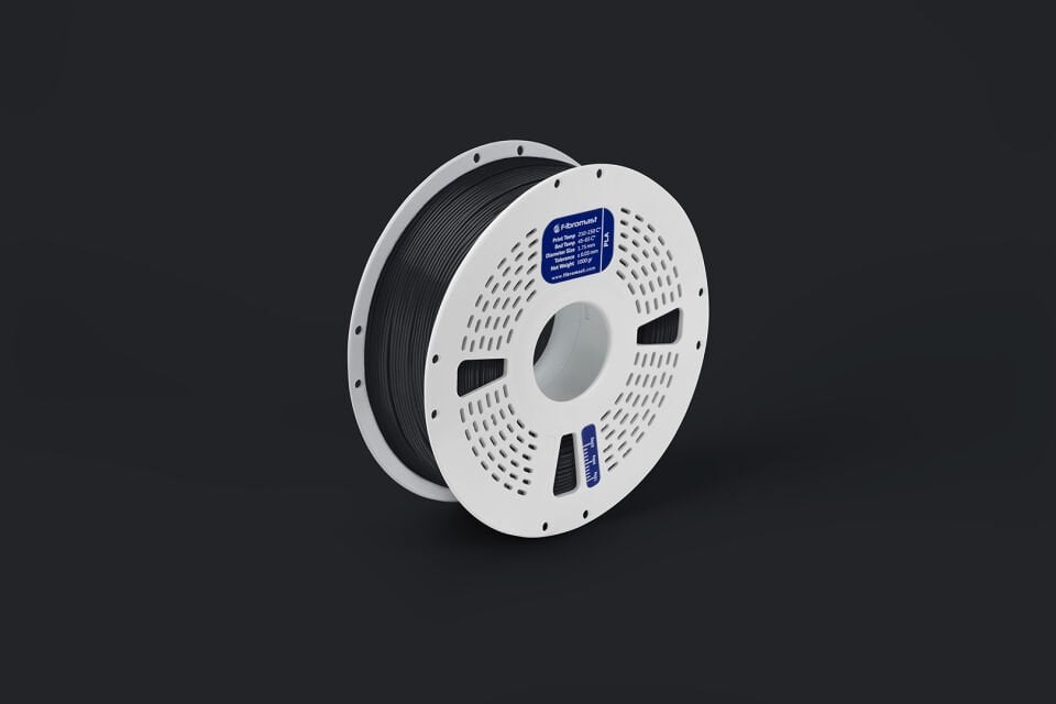 Fibromast PLA Filament - Siyah - 1,75 mm 1KG