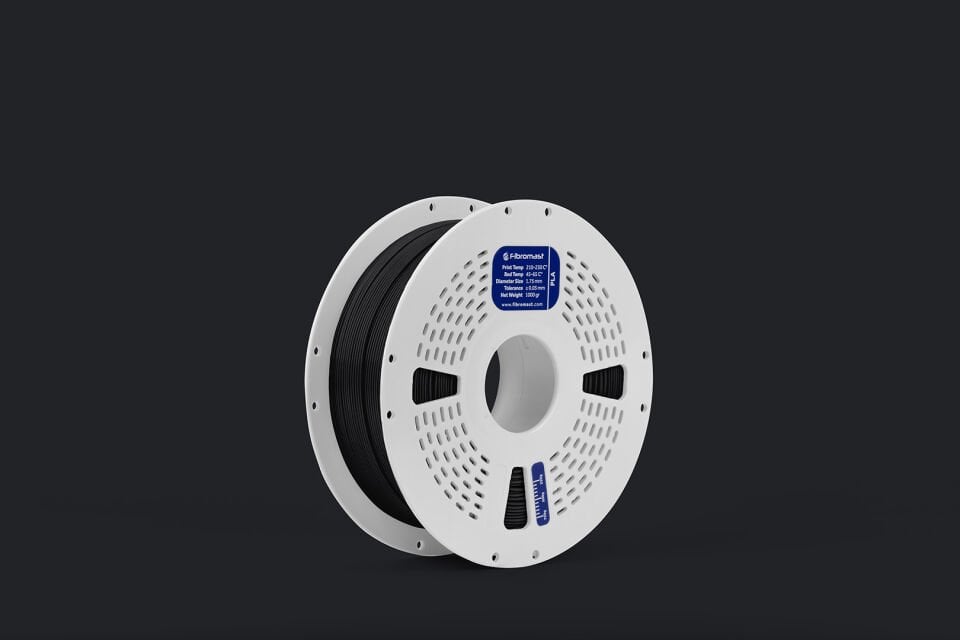 Fibromast PLA Filament - Siyah - 1,75 mm 1KG