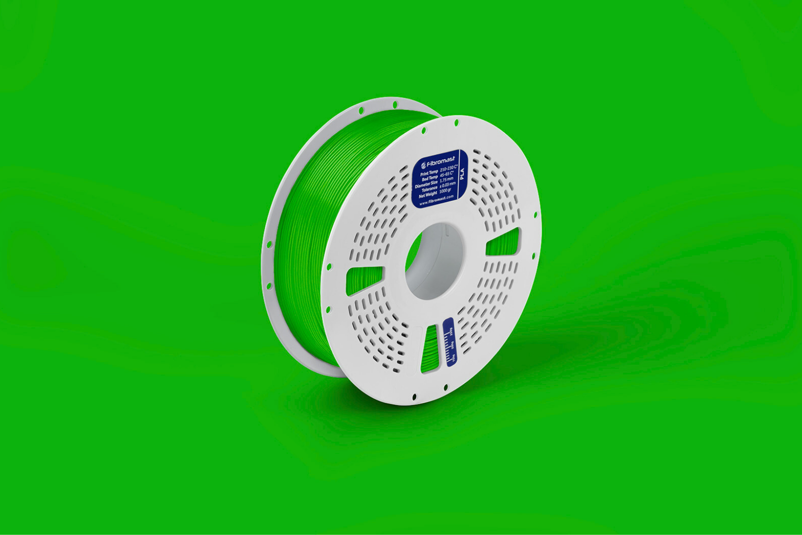 Fibromast PLA Filament - Apple Green - 1,75 mm 1 KG