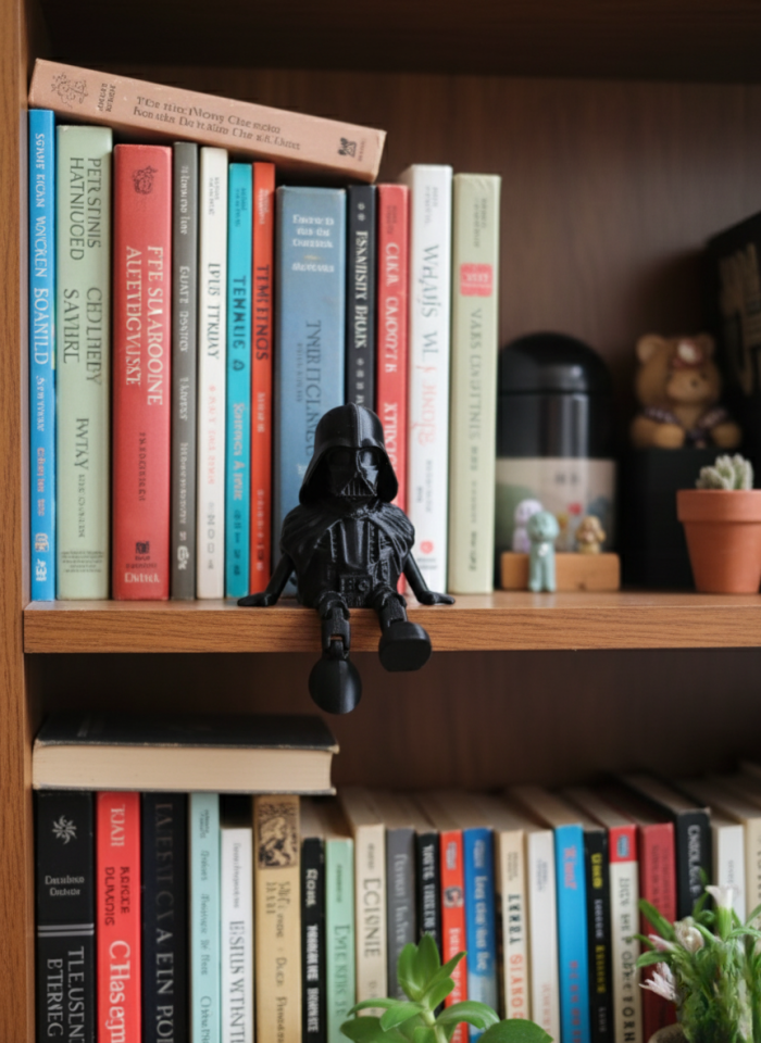 Darth Vader Eklemli Figür Kitaplık Dekoru