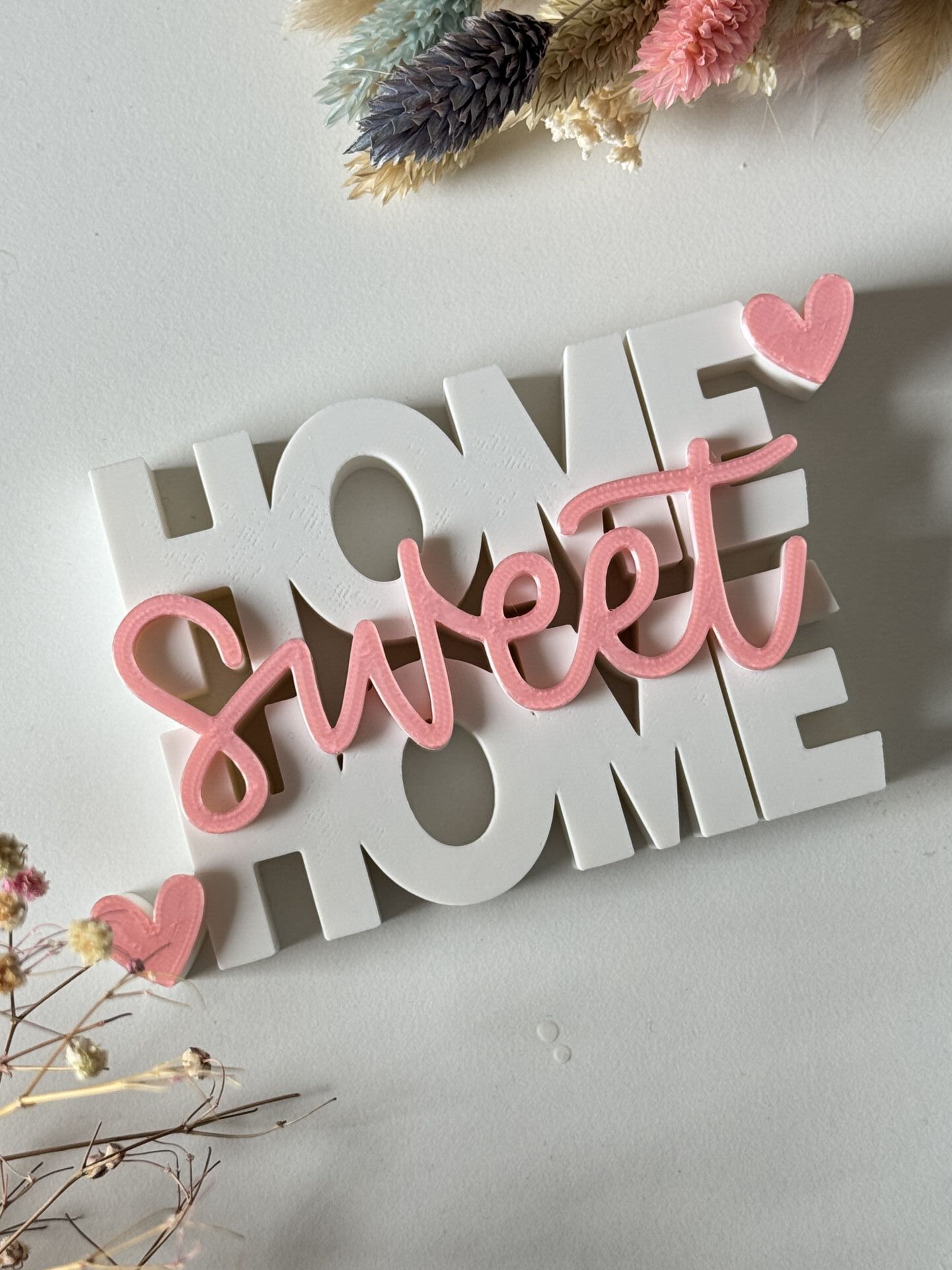 Home Sweet Home Yazılı Ev Dekoru