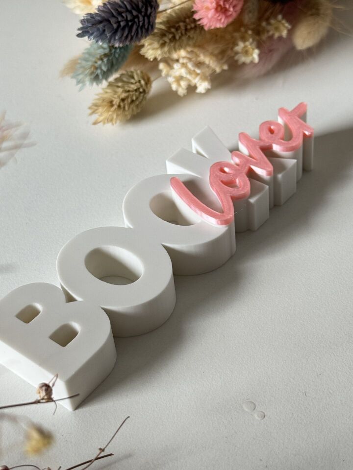 Book Lover Kitaplık Süsü- Dekor