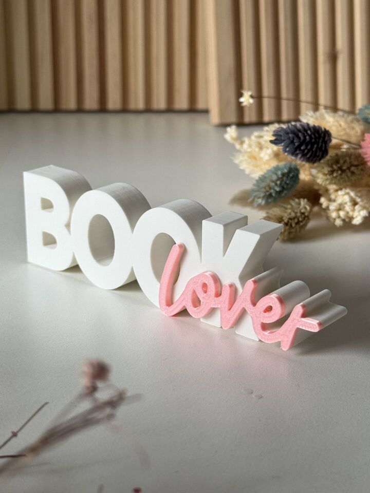 Book Lover Kitaplık Süsü- Dekor