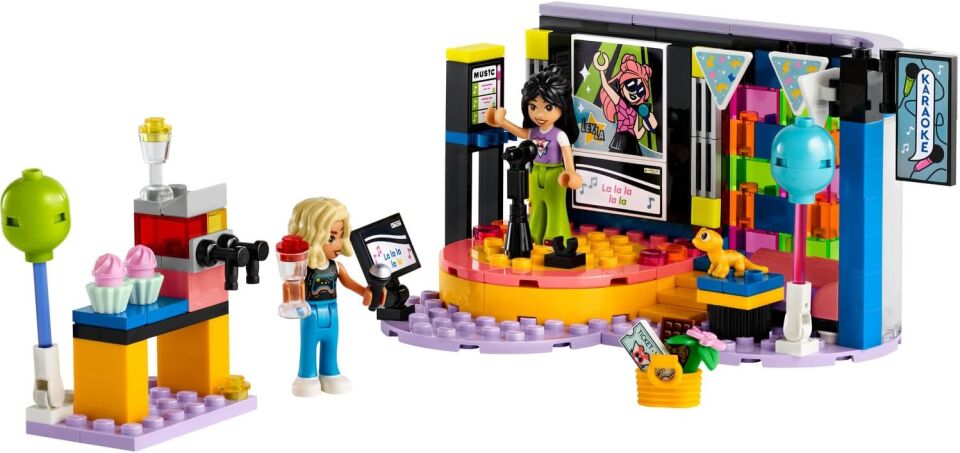 LEGO Friends Karaoke Müzik Partisi 42610-6 Yaş ve Üzeri Çocuklar için Sahne İçeren Yaratıcı Oyuncak Yapım Seti (196 Parça)