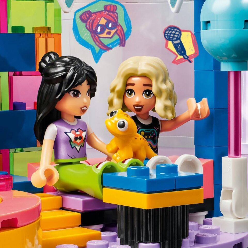 LEGO Friends Karaoke Müzik Partisi 42610-6 Yaş ve Üzeri Çocuklar için Sahne İçeren Yaratıcı Oyuncak Yapım Seti (196 Parça)