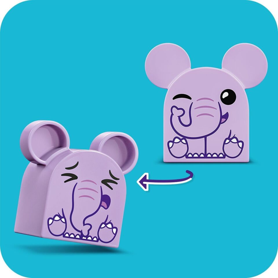 LEGO DUPLO İlk Günlük Rutinlerim: Banyo Zamanı 10413 – 1.5 Yaş ve Üzeri Çocuklar için Eğitici Hediye Fikri, 2 Oyuncak Fil, İnşa Edilebilen Tuvalet, Banyo ve Duş İçeren Oyuncak Yapım Seti (15 Parça)