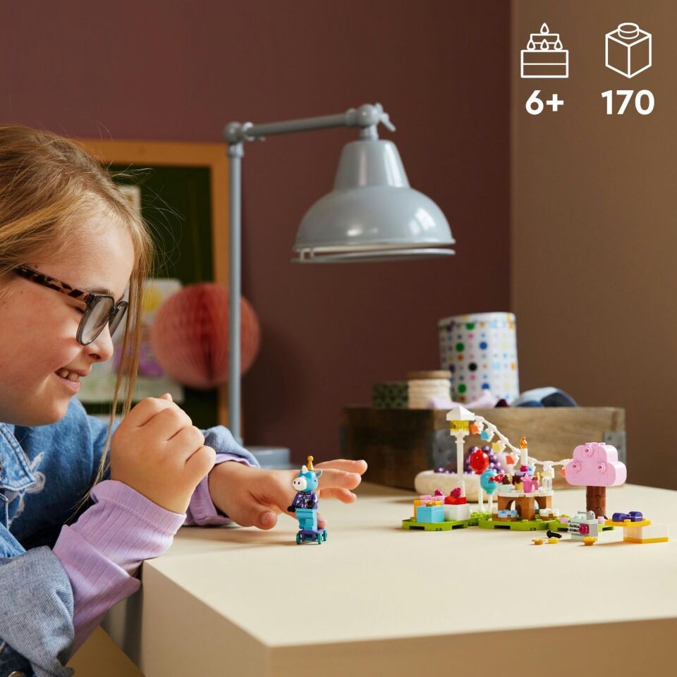 LEGO Animal Crossing Julian Doğum Gününü Kutluyor 77046 – 6 Yaş ve Üzeri Çocuklar için Yılbaşı Hediyesi Fikri, At Minifigürü ve Çok Sayıda Aksesuar İçeren Yaratıcı Oyuncak Yapım Seti (170 Parça)