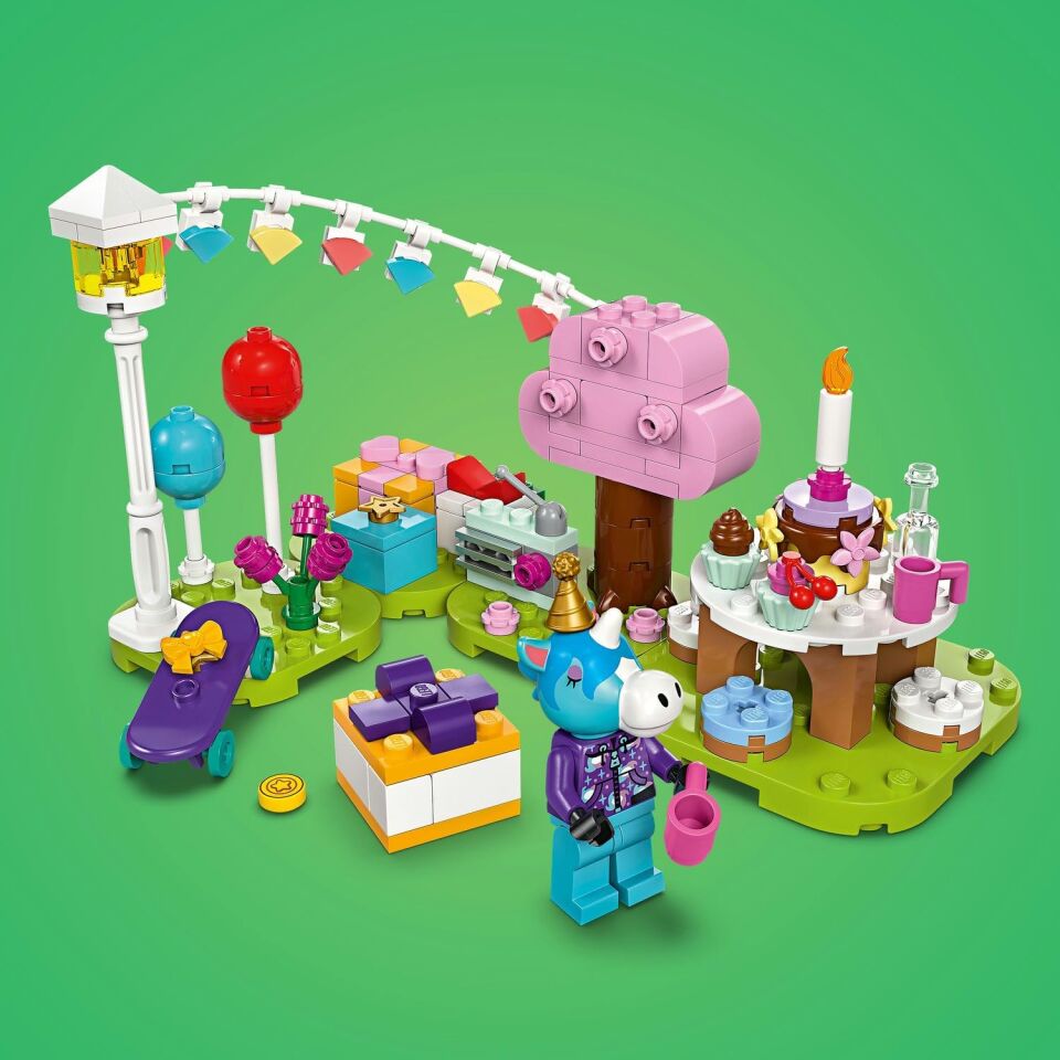 LEGO Animal Crossing Julian Doğum Gününü Kutluyor 77046 – 6 Yaş ve Üzeri Çocuklar için Yılbaşı Hediyesi Fikri, At Minifigürü ve Çok Sayıda Aksesuar İçeren Yaratıcı Oyuncak Yapım Seti (170 Parça)