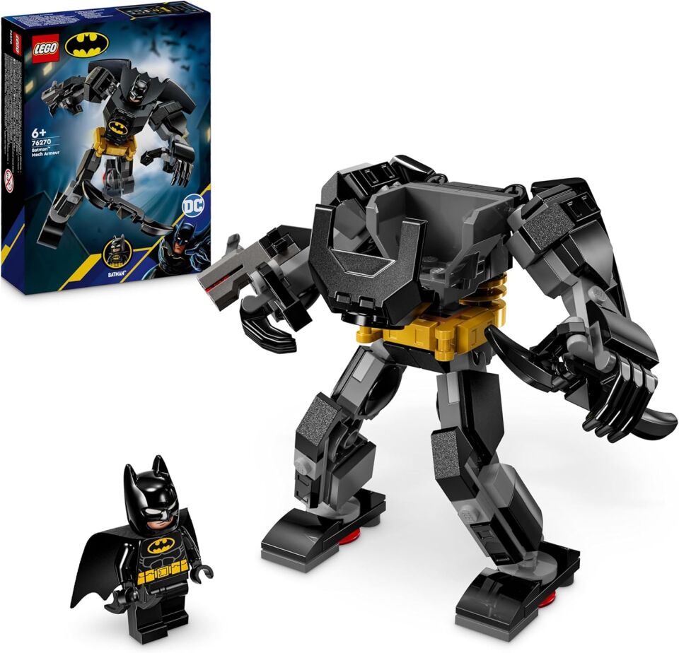 LEGO DC Batman: Batman Robot Zırhı 76270 – 6 Yaş ve Üzeri Süper Kahraman Sevenler İçin Batman Minifigürü İçeren Aksiyon Figürü Yapım Seti (140 Parça)