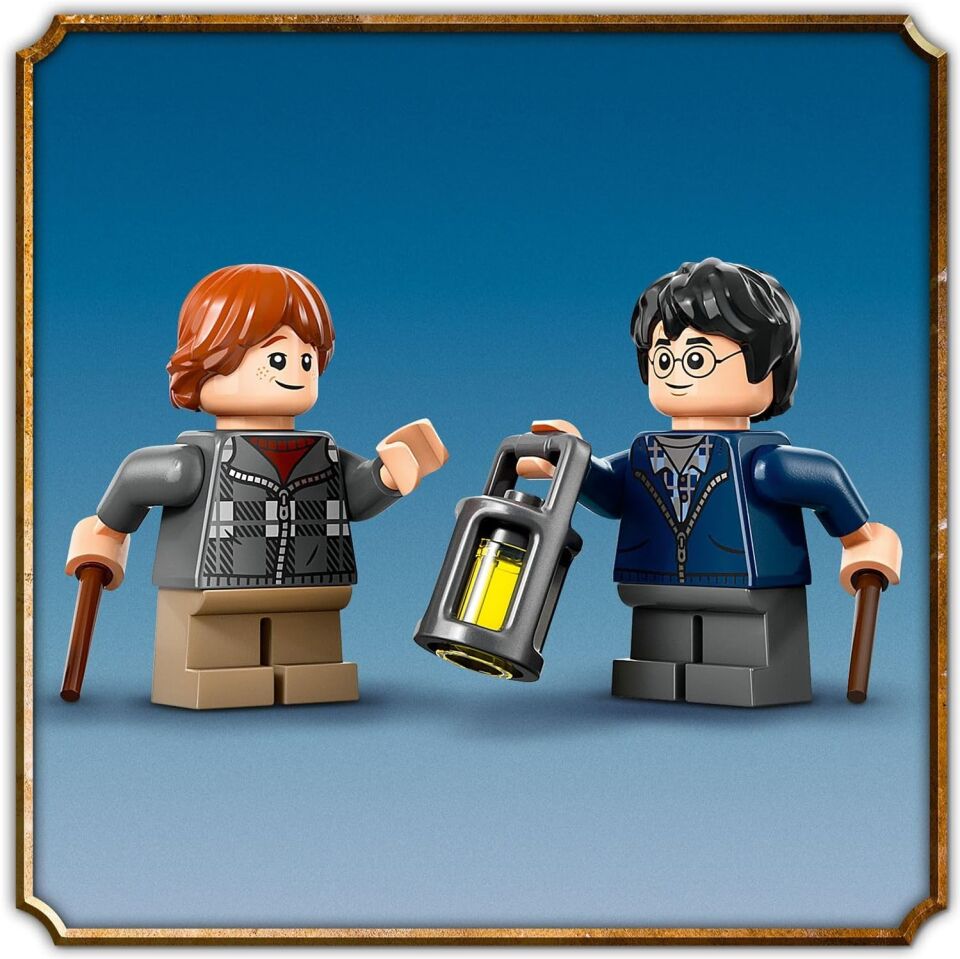 LEGO Harry Potter Aragog Yasak Ormanda 76434 – 7 Yaş Üzeri Çocuklar için Hediye Fikri, Harry Potter ve Ron Weasley Minifigürleri ile 2 Örümcek Figürü İçeren Yaratıcı Oyuncak Yapım Seti (195 Parça)