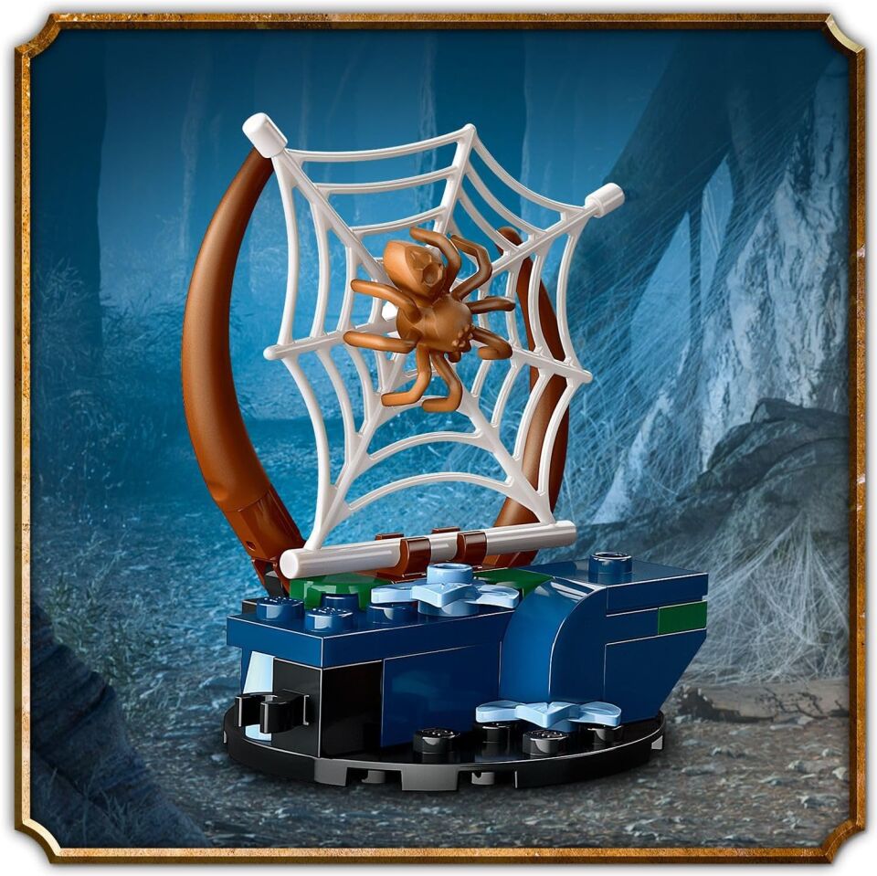 LEGO Harry Potter Aragog Yasak Ormanda 76434 – 7 Yaş Üzeri Çocuklar için Hediye Fikri, Harry Potter ve Ron Weasley Minifigürleri ile 2 Örümcek Figürü İçeren Yaratıcı Oyuncak Yapım Seti (195 Parça)