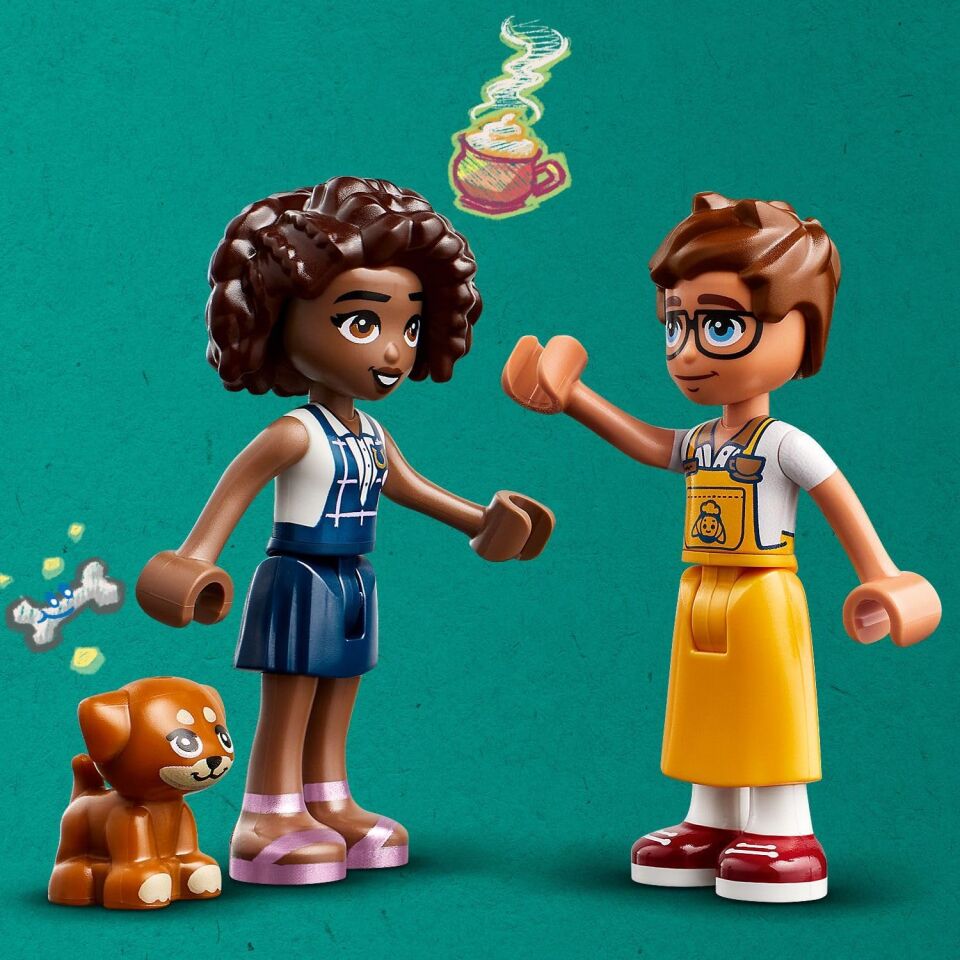 LEGO Friends Mobil Pastane 42606-6 Yaş ve Üzeri Çocuklar için Aliya Minifigürü İçeren Yaratıcı Oyuncak Yapım Seti (125 Parça)