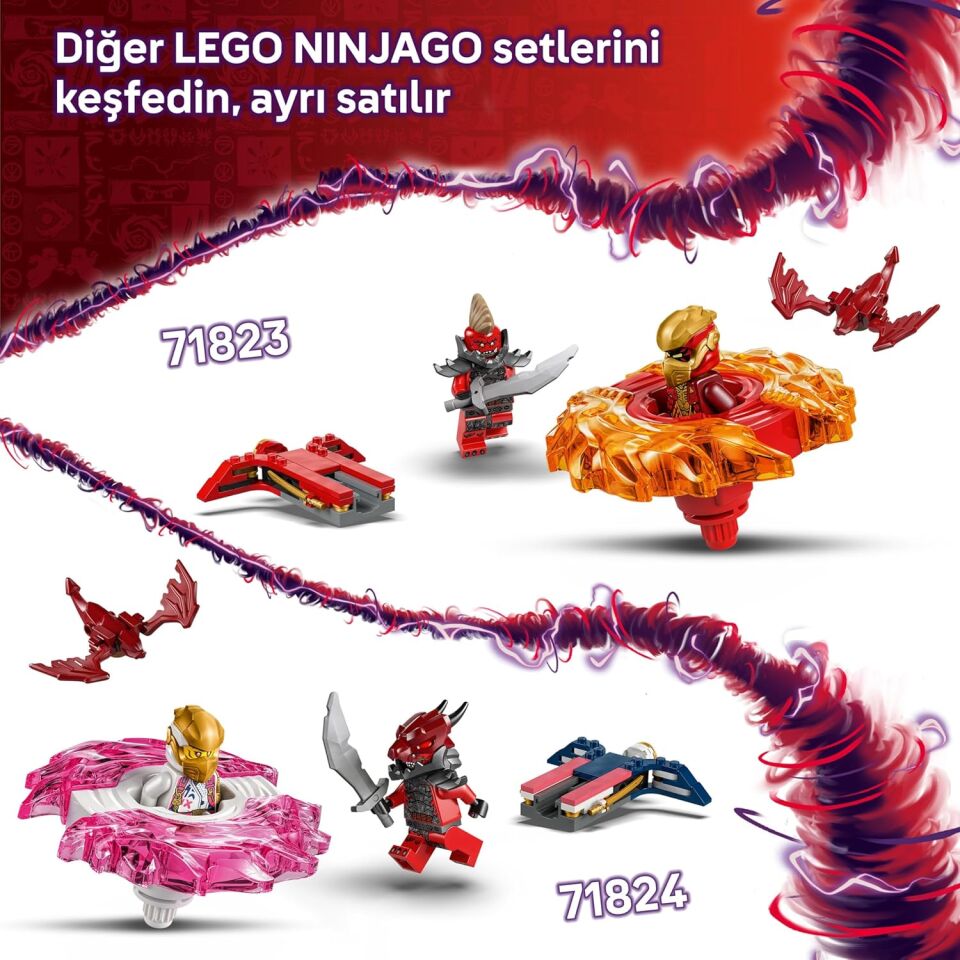 LEGO NINJAGO Zane’in Savaş Zırhı Mech’i 71827-6 Yaş ve Üzeri Çocuklar için 3 Minifigürlü Yaratıcı Oyuncak Yapım Seti, Doğum Günü Hediyesi (92 Parça)
