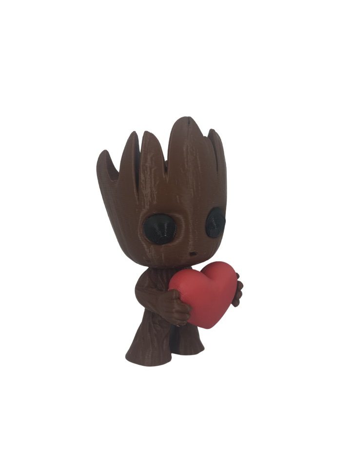 Kalpli Baby Groot Dekoratif Figür Biblo - Kitaplık Dekoru